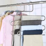 কোডঃ 5LCH; 1 Set (৩ পিছ) Stainless Steel 5 layers Clothes Hangers (Random Color) - Image 2