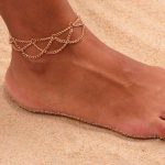 কোডঃ ANK06; Body Chain Anklet (For 1 Leg)