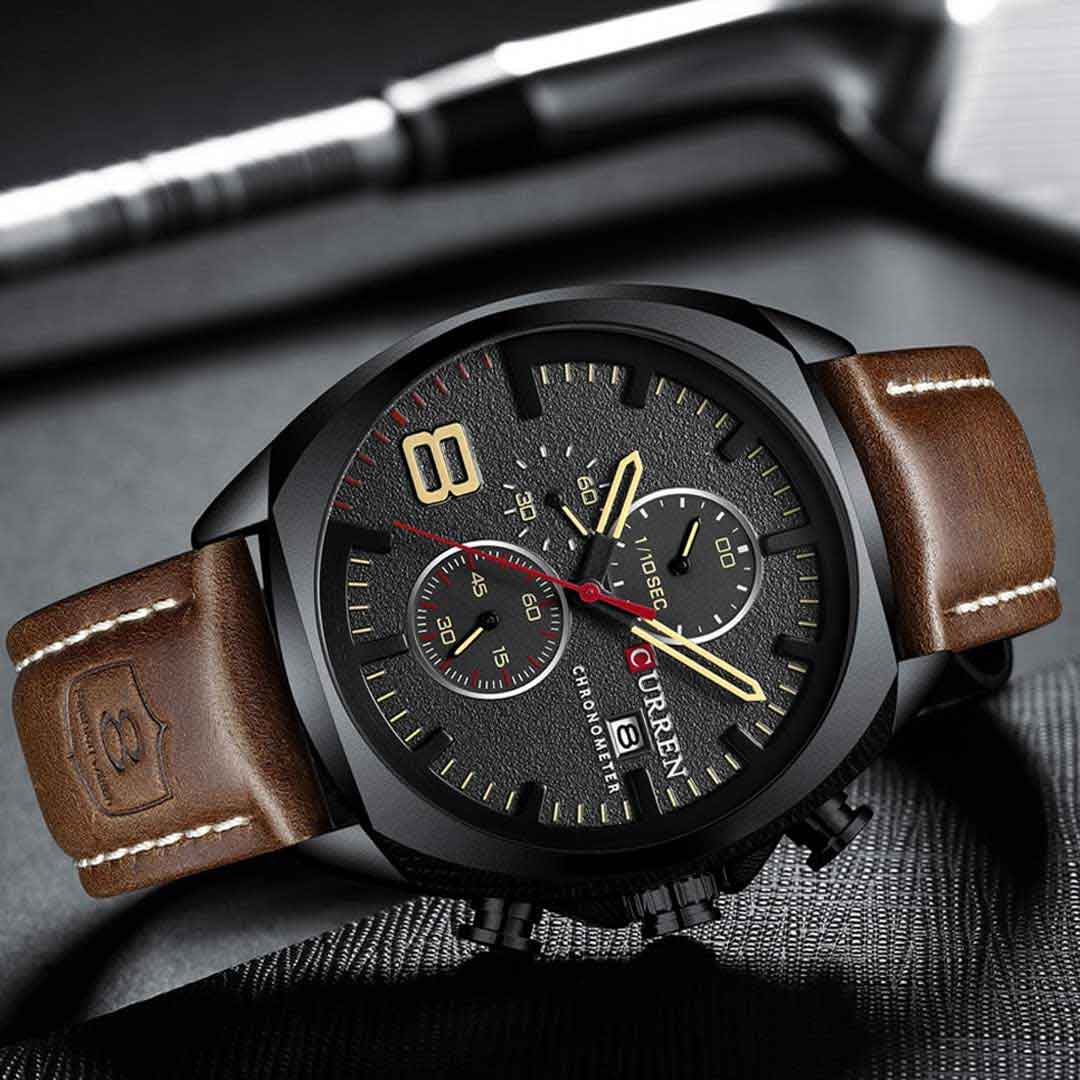 CR50a.jpg কোডঃ CR50a; Curren Premium Quality Watch - Image 1