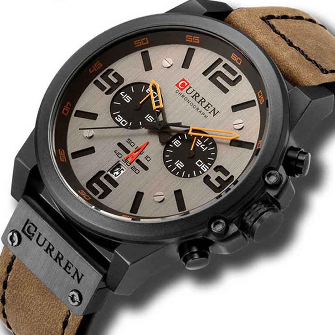CR52a.jpg কোডঃ CR52a; Curren Premium Quality Watch - Image 1