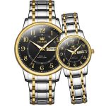 কোডঃ OL18a; Olevs Luxury Couple Watch